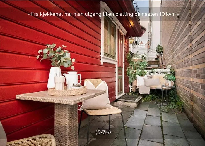 Sentralt,unikt Lite Bergenshus Med Sjel Pa Fine Nostet! * 卑爾根